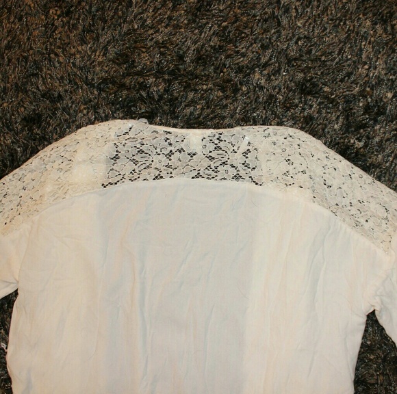 H&M Lace Kimono Cardigan L White - Picture 4 of 6
